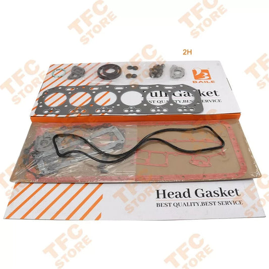 2H for Toyota Full Gasket Set Kit Engine With Head Gasket New