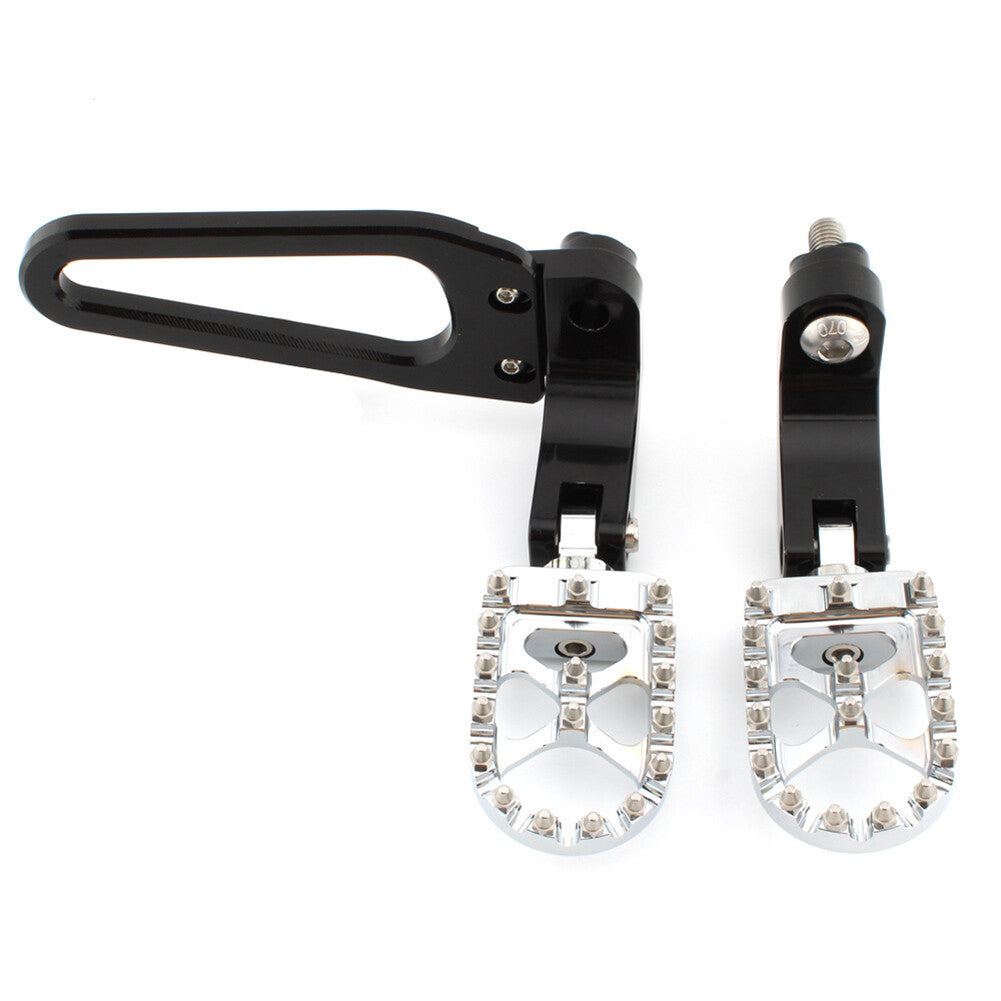 Rear Foot Rests Pegs Pedal Passenger Footpegs Mounting Kit for BMW R18 Chrome