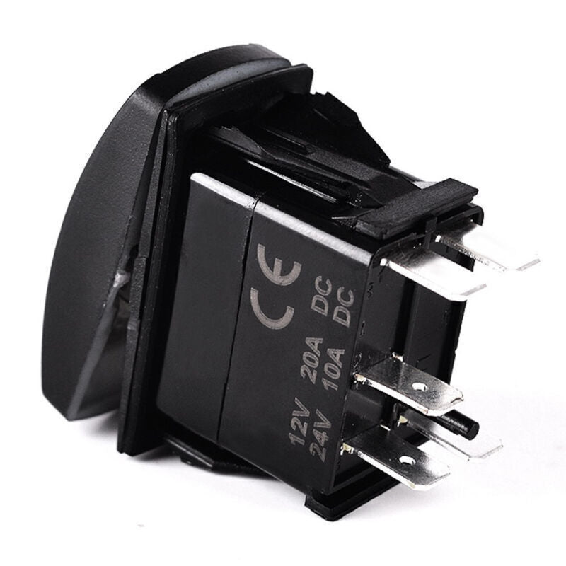 Laser Rocker Switch Backlit Car 4x4 Offroad Driving Light Bar 5Pins On-Off 20A