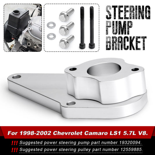 Power Steering Pump Bracket Kit For 98-02 for Chevy Camaro LS1 5.7L V8 1259885