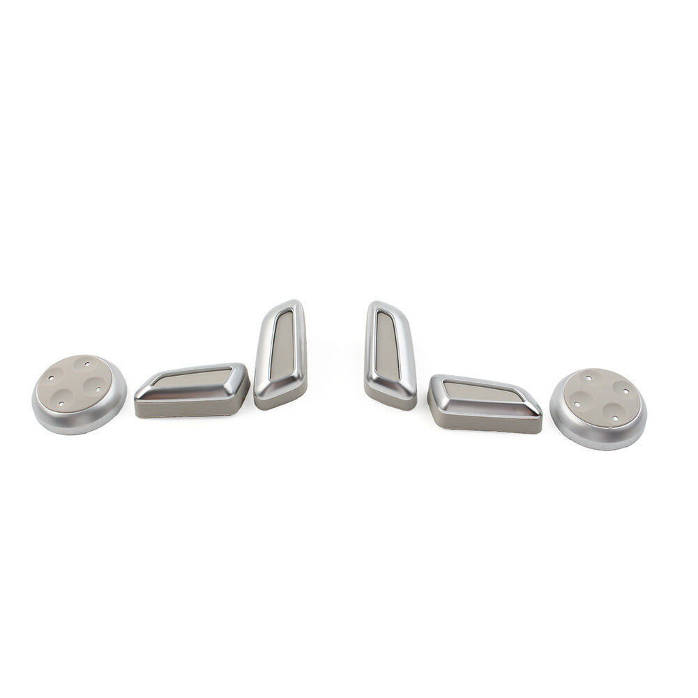 Fit for Audi A3 A4 A5 A6 A7 Q3 Q5 Car for Seat Switch Adjustment Button Cover Kit Grey