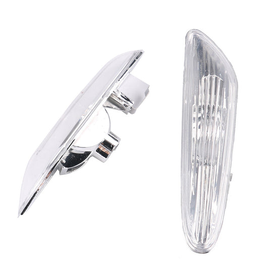 Qty 2 Smoke LED Side Marker Light Clear Lens LHRH Fit for BMW E60 E61 5-Series 525i