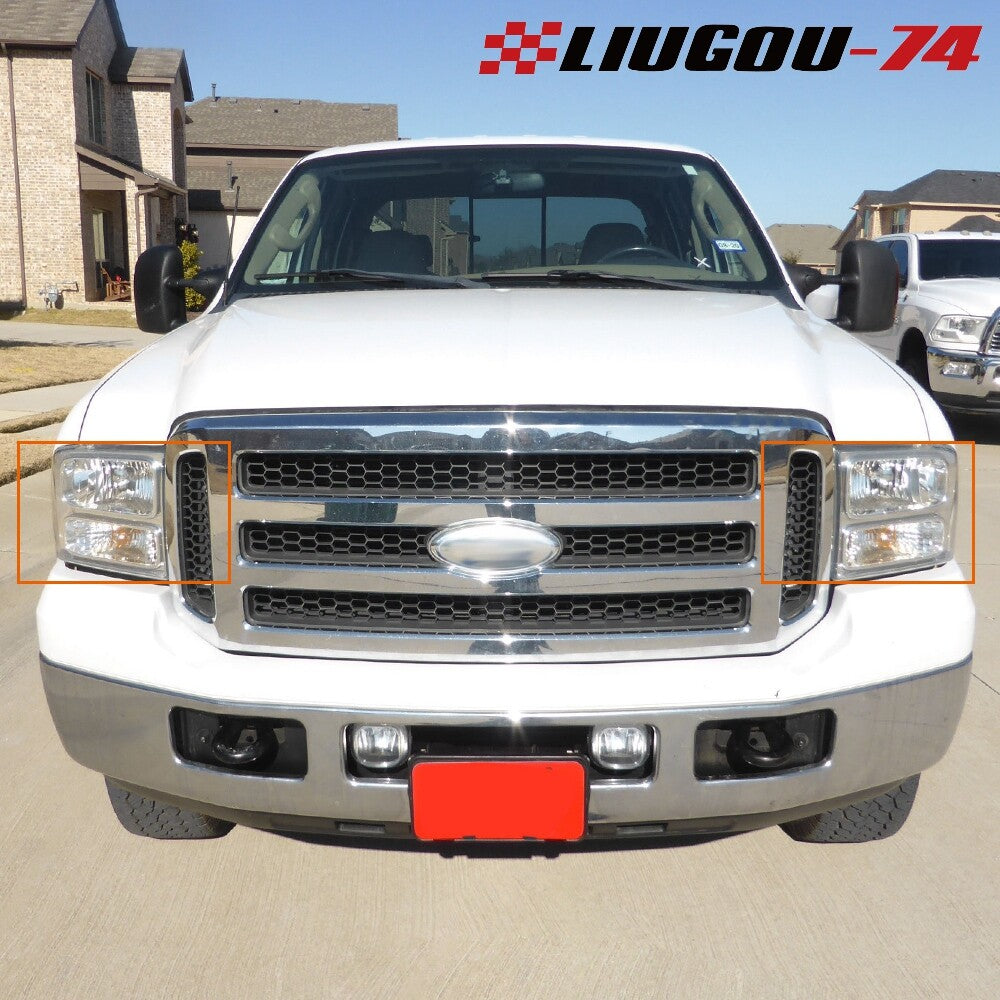 Suitable for 07-14 for Chevrolet Silverado 1500 2500HD 3500HD headlight chrome housings, 1 pair