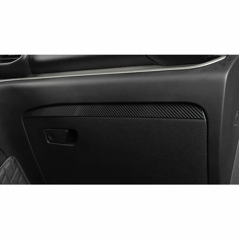 for Ford Explorer 2020-2022 Carbon Fiber Steel Console for Co -Pilot Strip Cover Trim
