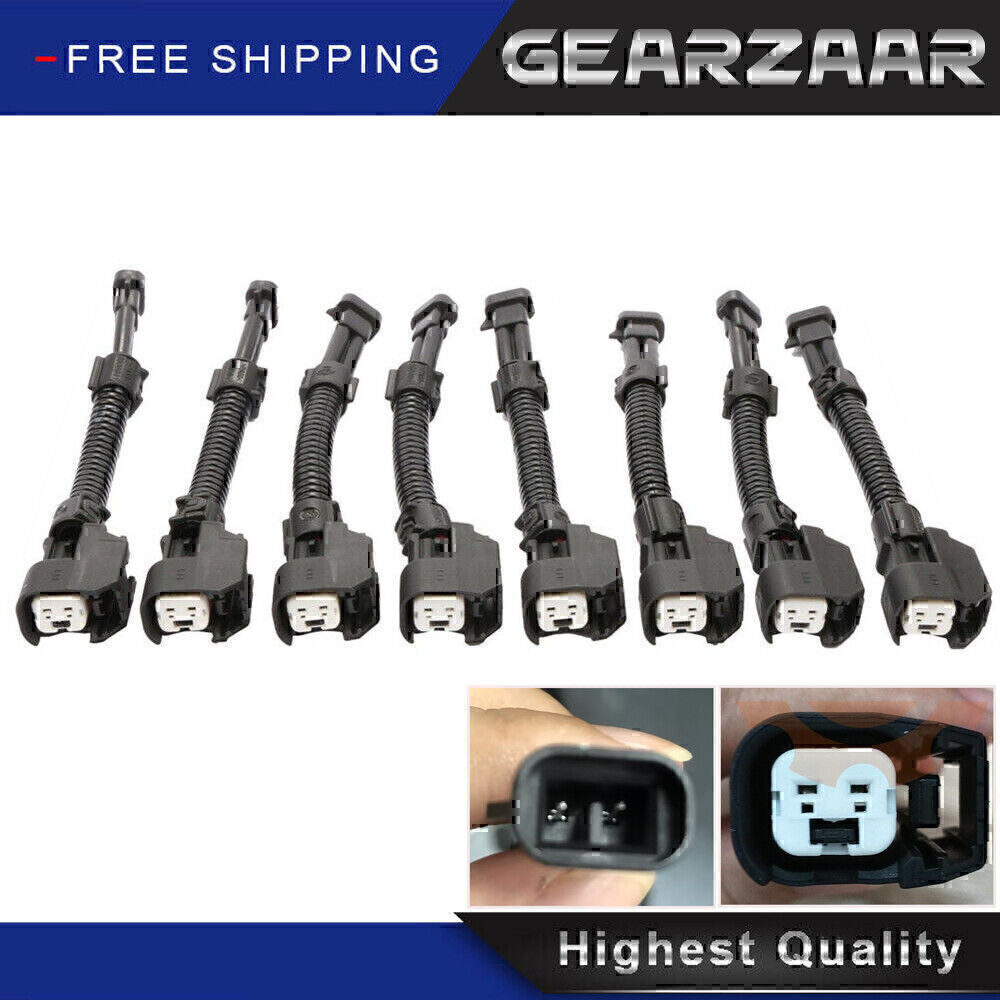 LQ4 LQ9 4.8 5.3 6.0 Delphi Wire Harness to LS2 LS3 LS7 EV6 Injector Adapters NEW