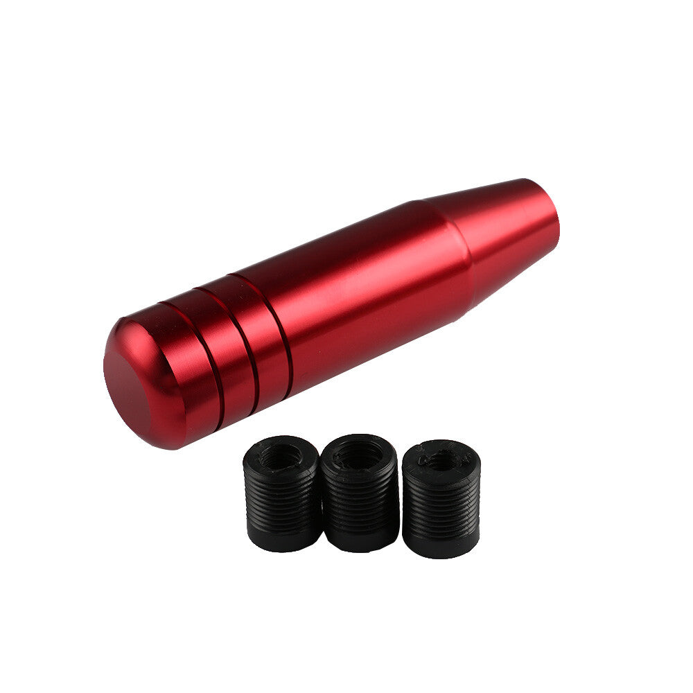 Long Plus Manual Car Gear Stick Shift Knob Shifter Lever 13cm Red Universal