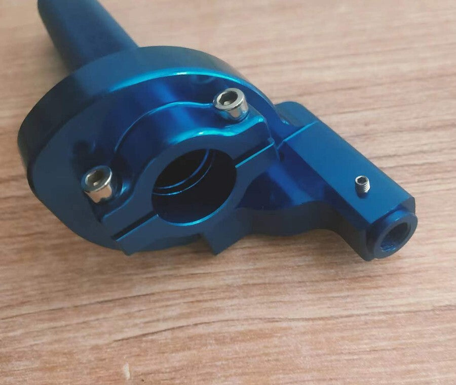 Blue CNC Throttle Clamp For KLX110 Dirt Bike CRF XR50 70 SSR 7/8 BSE APOLLO