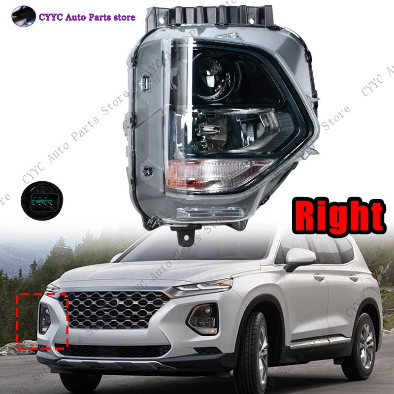 for Hyundai Santa Fe 2019-20 Left Side Halogen Turn Signal Lamp Fog Light