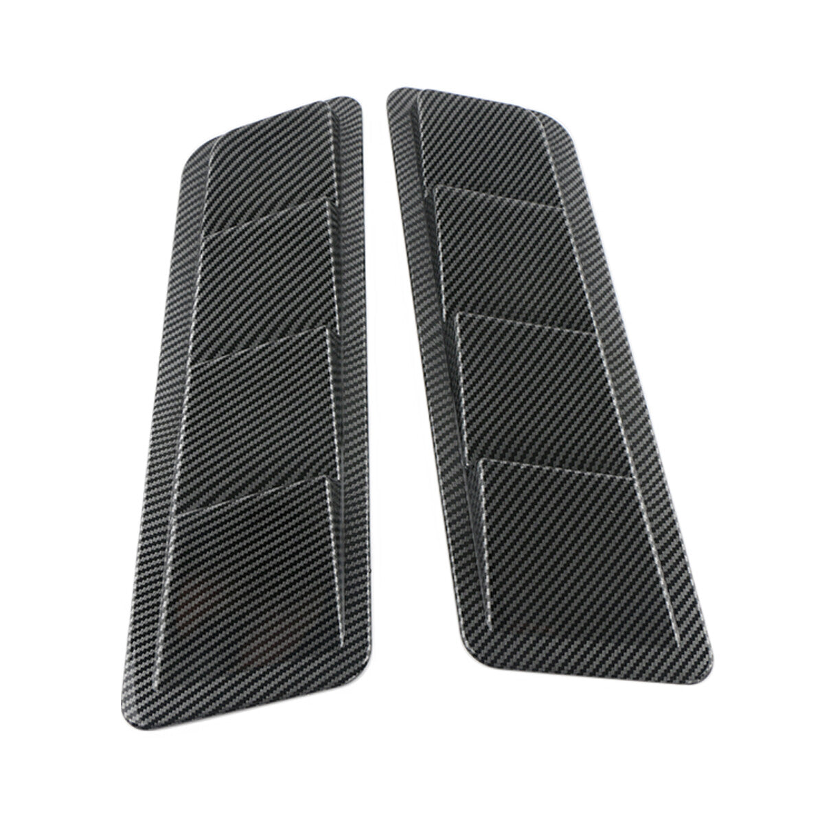 Carbon fiber exterior car cover ventilation panel air intake louvers cooling cover