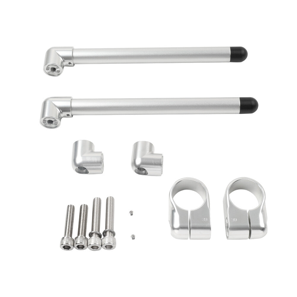 Universal 39MM Cafe Racer Bars 7/8 Motorcycle Clip-On Handlebar Fork Tube