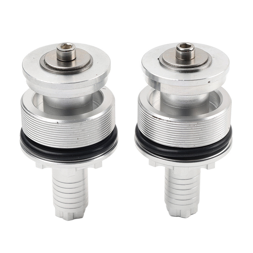 41MM Preload Adjusters Fork Cap Bolts for Yamaha R3 2015 2016 Silver Motorcycle