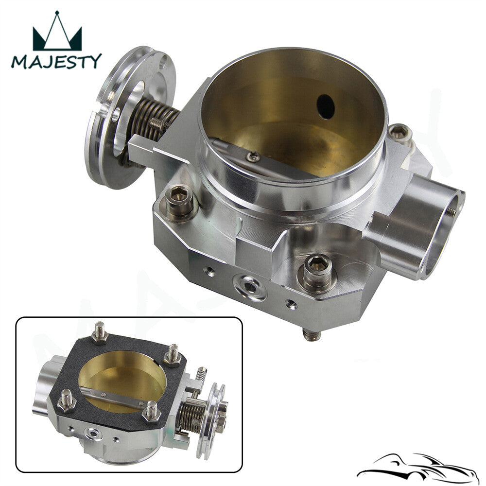 70mm Aluminum Throttle Body for Acura for Honda B16/B18/D15/D16/H22/F20 S2000 Silver