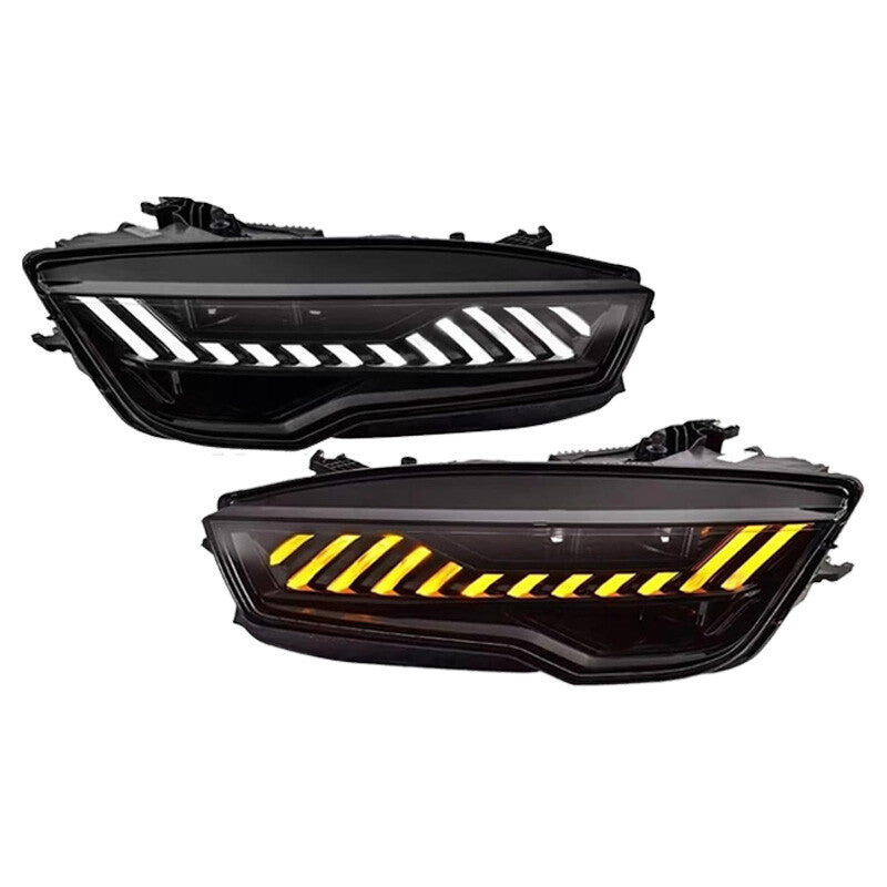 for Audi A7 C7 RS7 2011-2018 Sequential Turn LED Headlights Front lamp Assembly