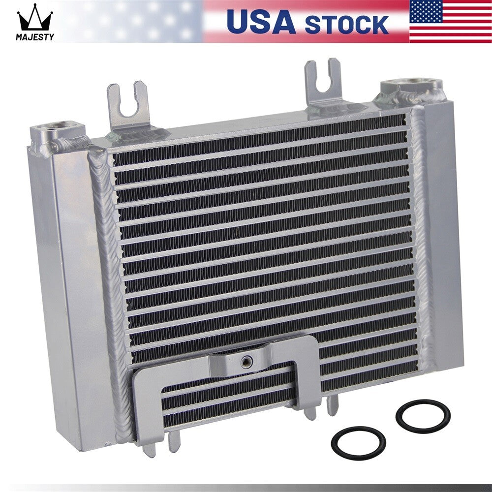 Upgrade Aluminum Oil Cooler Drop-in Fitment for 2009-2019 for Nissan R35 GT-R Silver