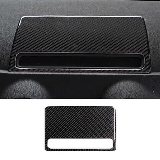 For 14-20 for Audi A3 S3 Real Carbon Fiber Central Console Navigation Panel Trim 1P