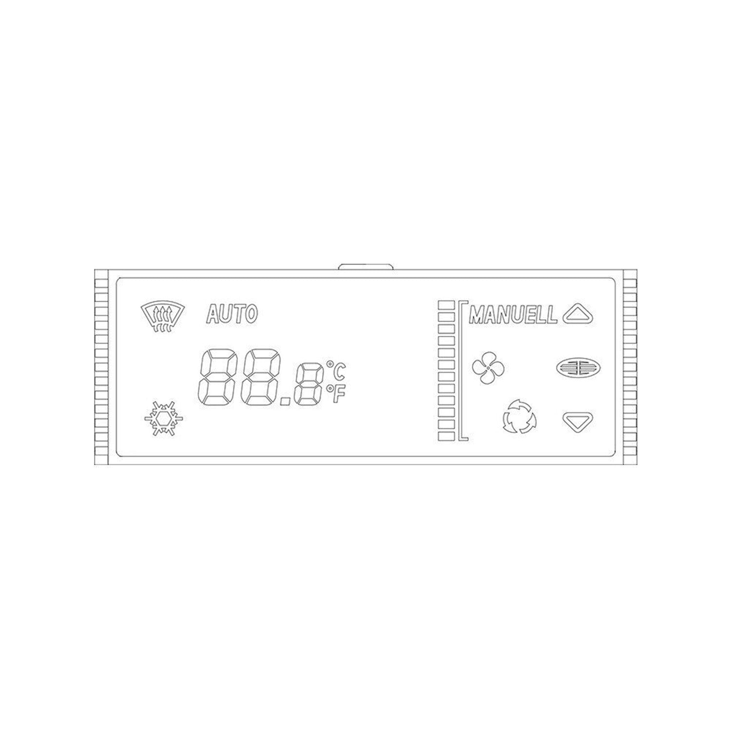 Climate Control Unit LCD Display for Porsche 911 (996) 986 LCD Screen??