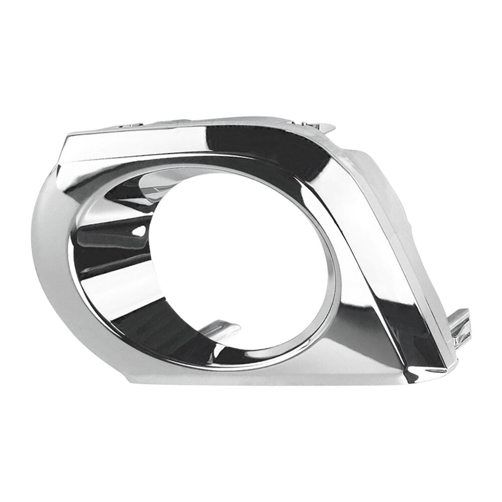 Front Left Fog Light Cover Trim Bezel Chrome Replacement for 4Runner 2010-2013