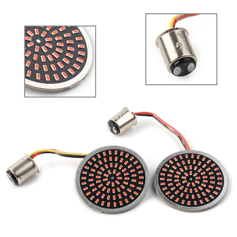 2x LED 1157 Blinker hinten Rot Blinker f¨¹r for Harley Touring Road King