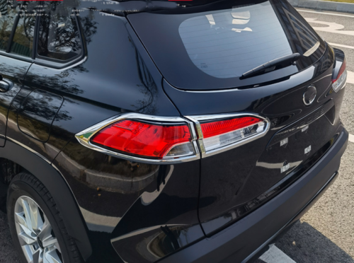 Chrome Rear Tail Light Lamp Cover Trim Frame for Toyota for Corolla Cross 2020-2023
