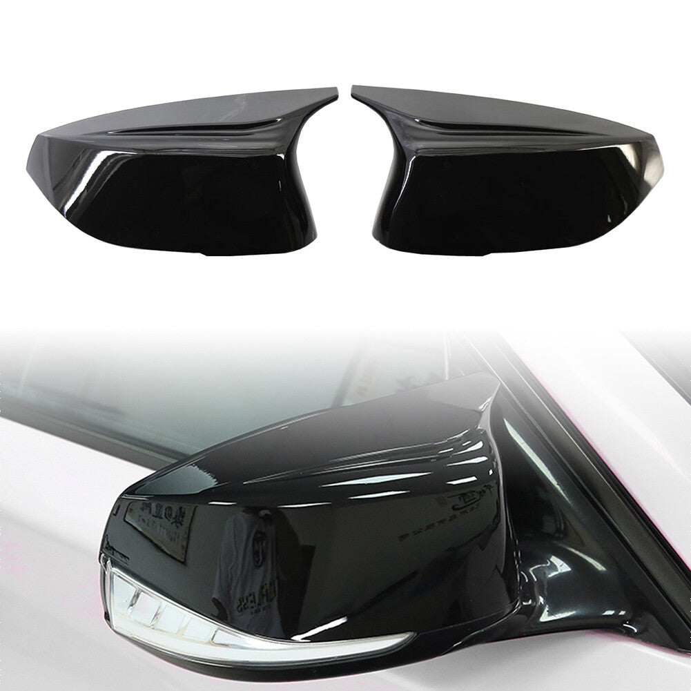 A pair of rearview mirror cover trims for Infiniti Q60, QX30 2016+, Q50, Q50S, Q70 2014+