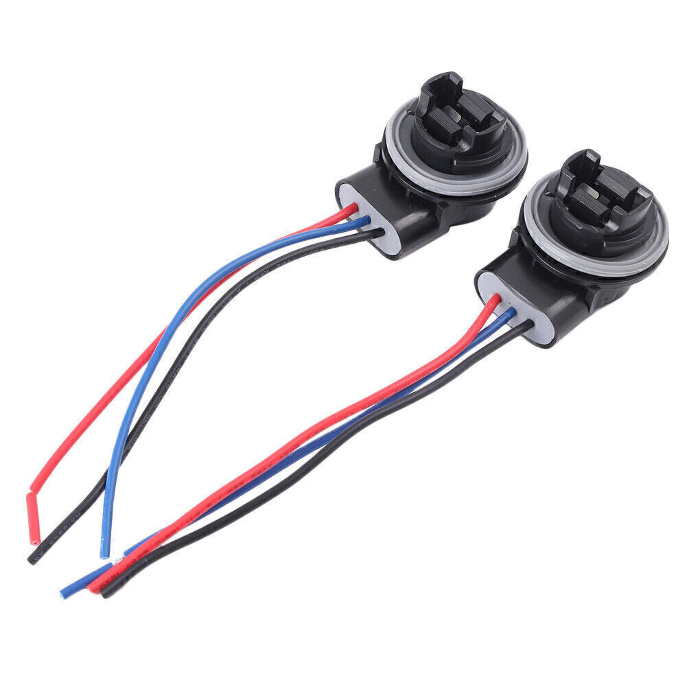 3156 3056 3456 Bulb Socket Brake Turn Signal Light Harness Wire Plug Connector