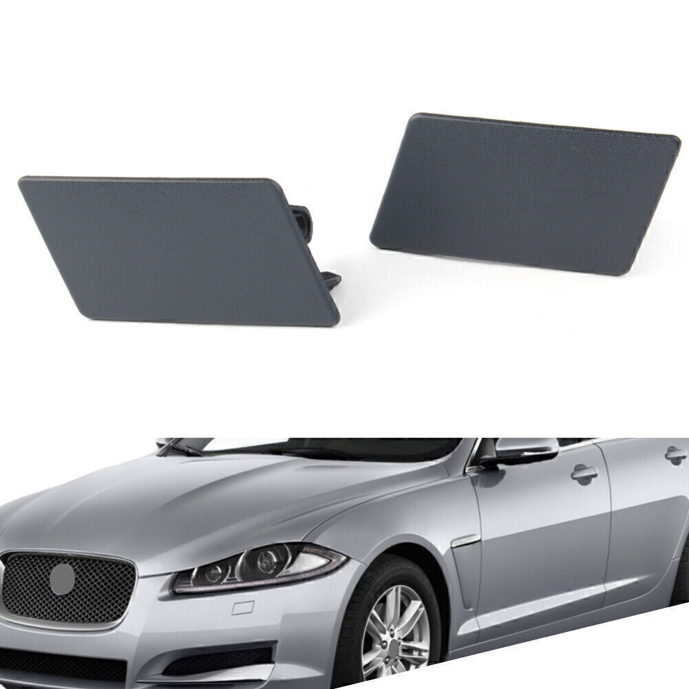 2x Headlamp Washer Cover Cap Left  Right for Jaguar XF X250 XFR XFR-S 2012-2015