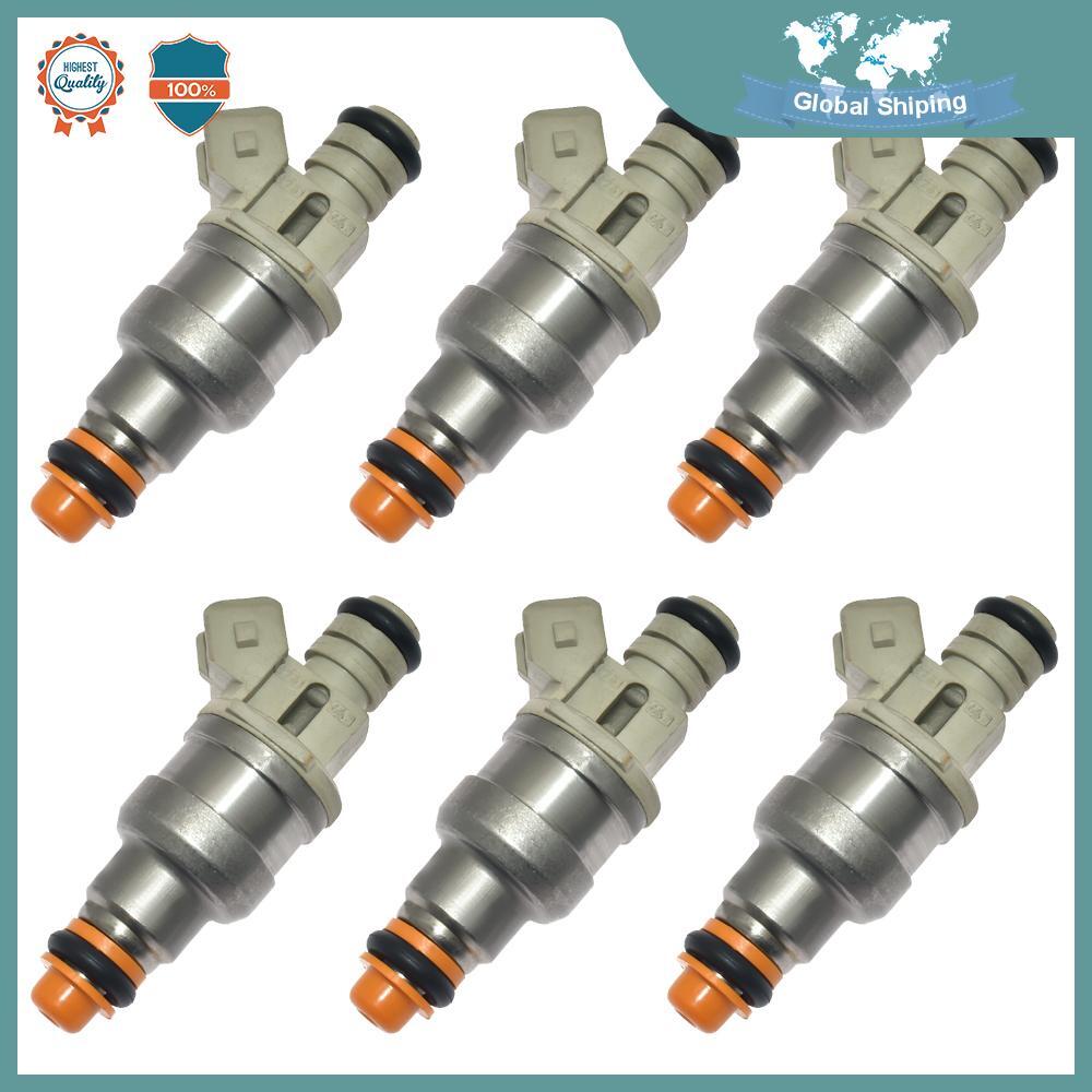 F47E-A2E- 6x Flow Matching Fuel Injector for Ford 2.3, 2.9, 3.0, 3.8, 4.9, and 5.0 Series Engines