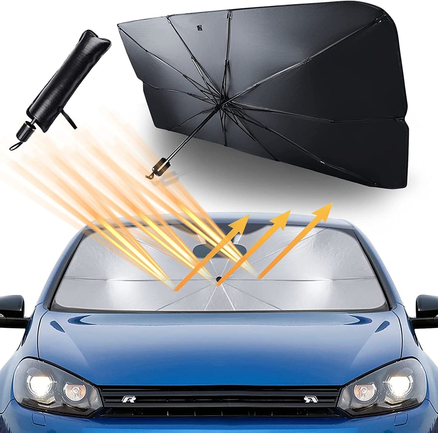 Car Windshield Parasol Sunscreen Windshield UV Block 53x31