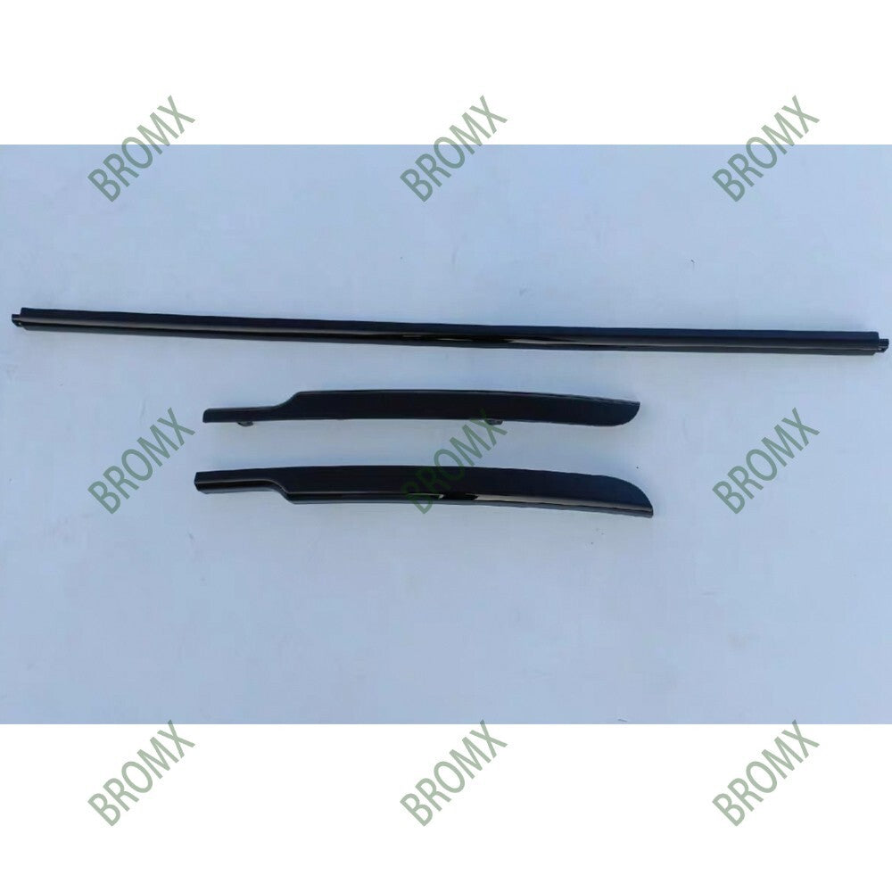 Front Bumper Strip+Body Trim Strip Kits Fit for Range Rover L405 2013-2017 Black