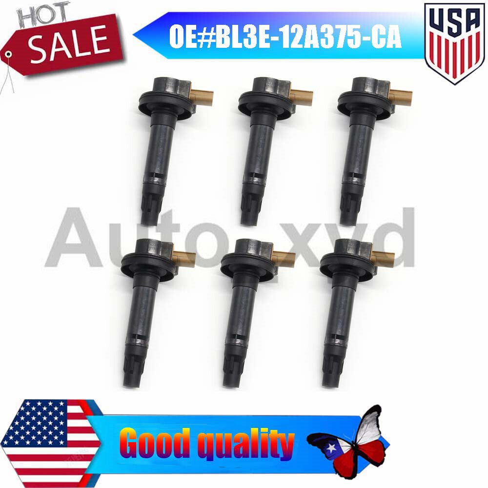 6PCS NEW Ignition Coils for Ford Explorer Taurus F150 for Lincoln Ecoboost 3.5L