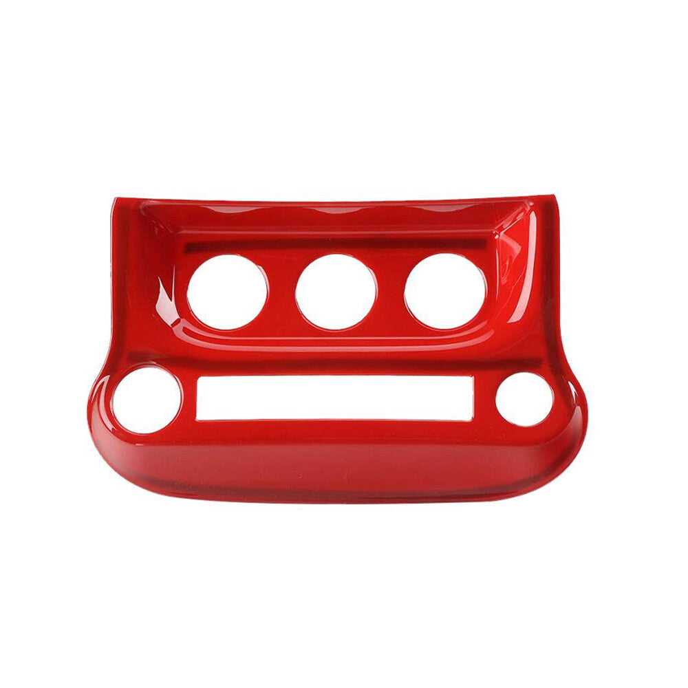 Red Air Conditioning Switch Panel Cover Trim for Jeep for Wrangler JK 2011-2017