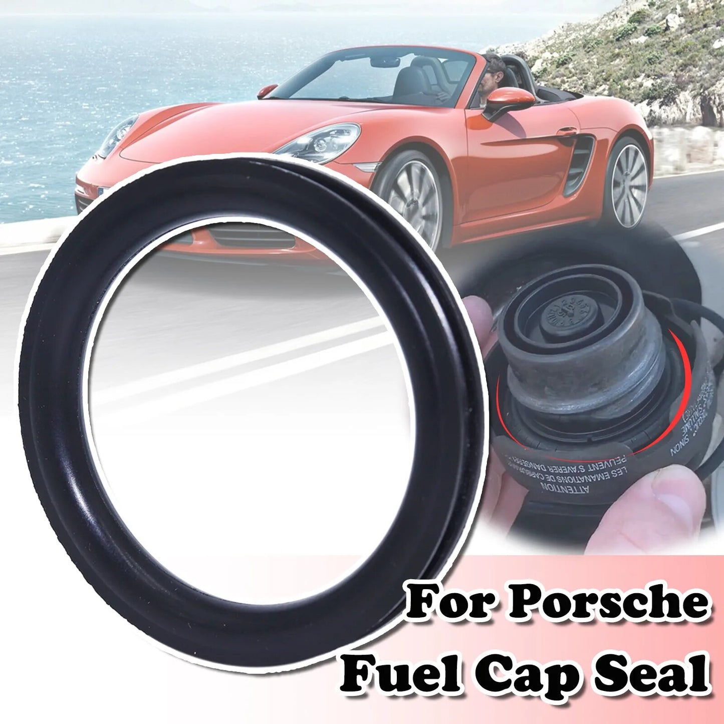 Tank Cap Seal for Porsche for Panamera Fuel Filler Neck Gas Cap Repair Rubber Gasket