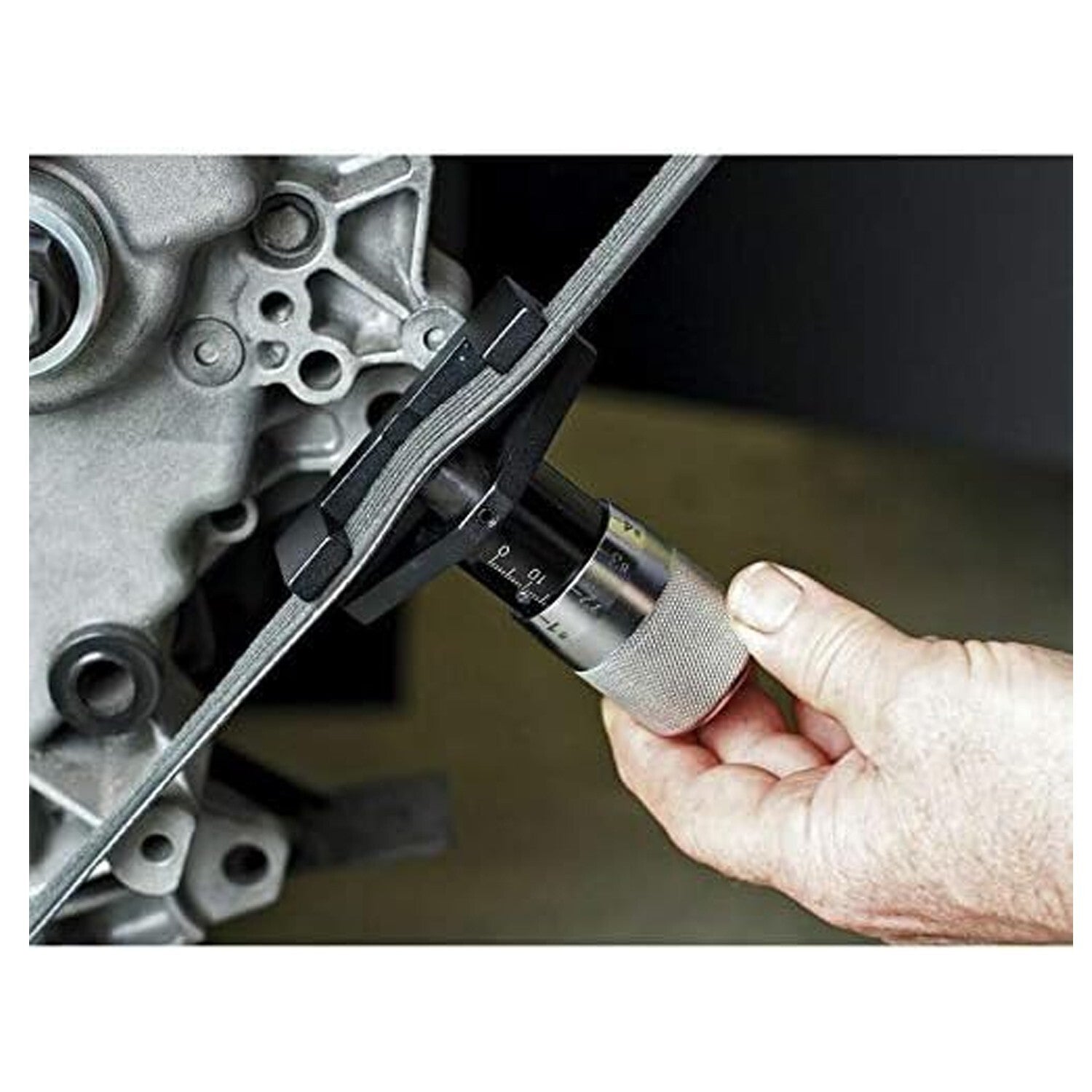 DIY testing tool for General Motors SUV drive cam belt timing belt tension meter tester