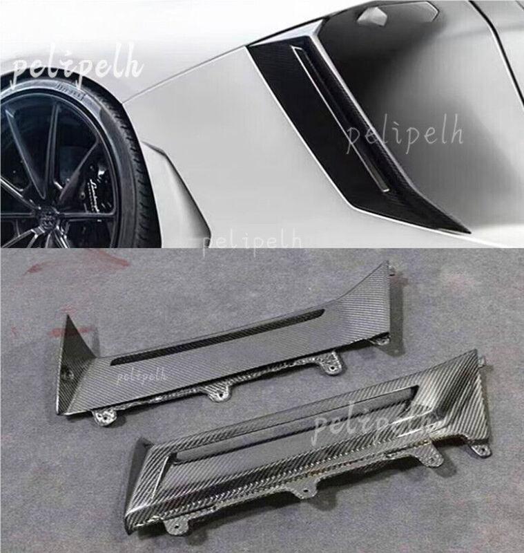 Carbon fiber side door vent trim covers for Lamborghini Aventador LP700 LP720