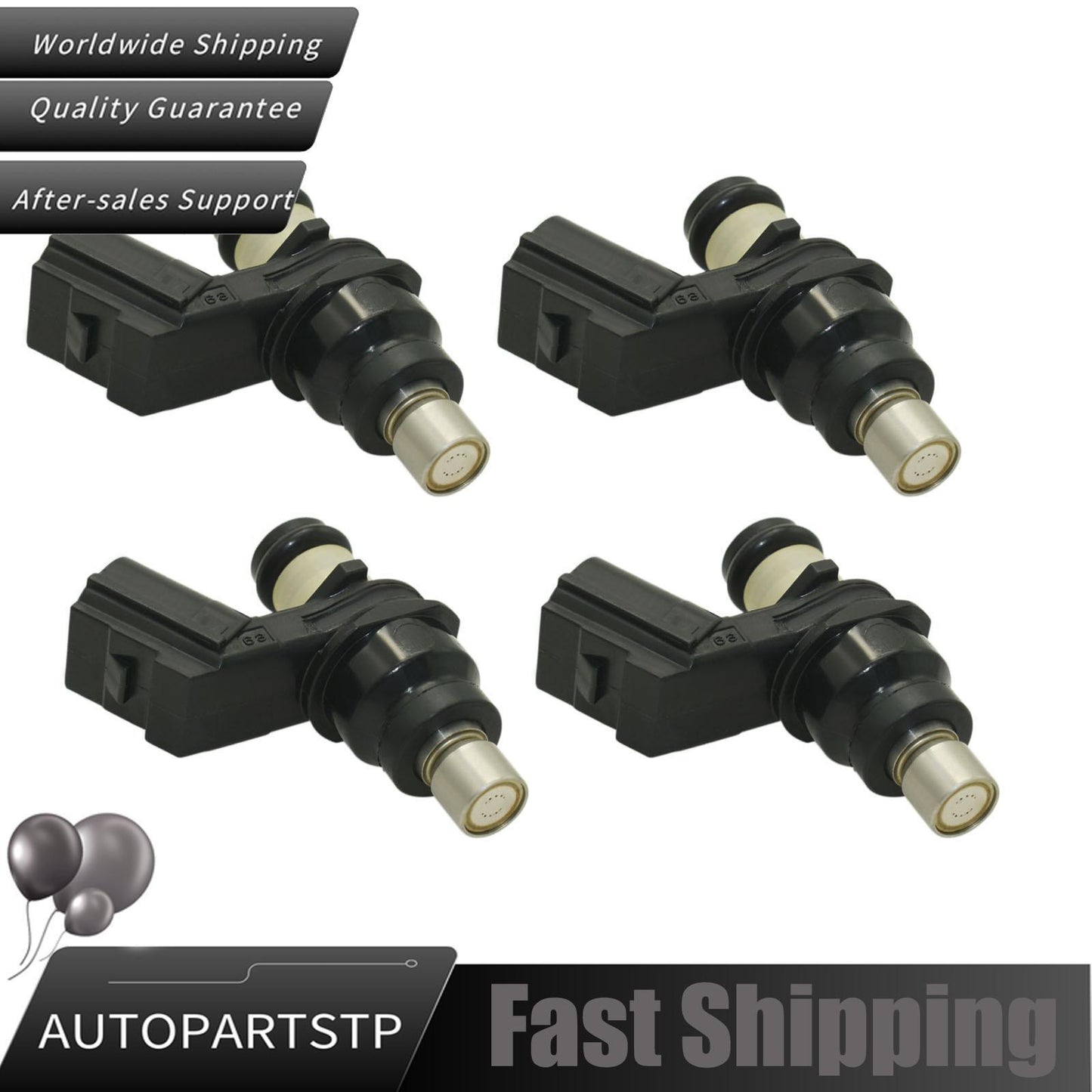 4x Fuel Injector for Honda Rancher 420 Foreman Pioneer Rubicon 16450-HR3-A42