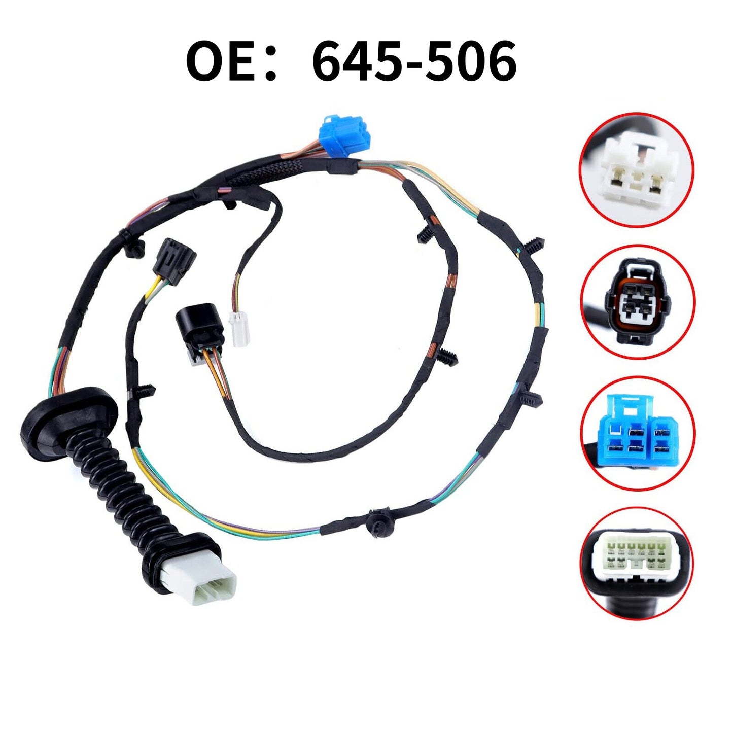 56051931AB Rear Door Wiring Harness 645-506 Fits for Dodge for Ram 1500 04-08