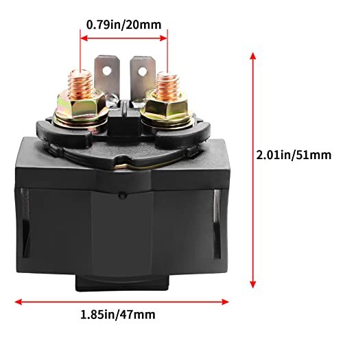 Starter Solenoid Relay for Kawasaki Bayou 400 KLF400/Bayou 300/KEF300 Lakota 300