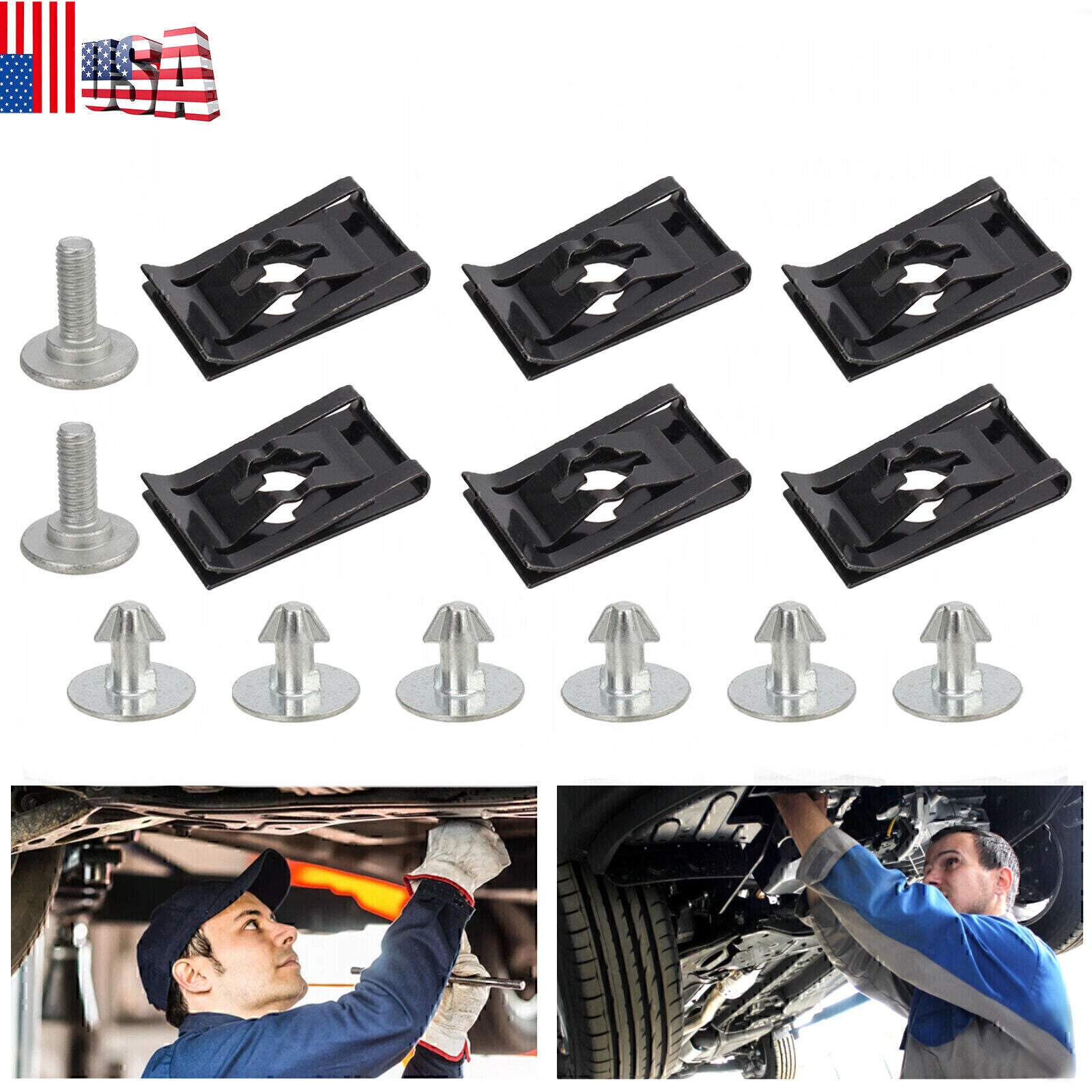 14PCS Engine Cover Lower Pin Screw 90674-TY2-A01 for Honda CR-V for Civic Accord US