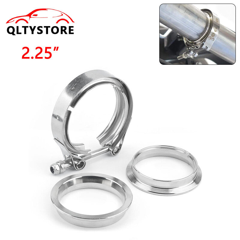 2.25 2.25 Inch Stainless Steel V-Band FlangeClamp Kit for Turbo Exhaust Pipes