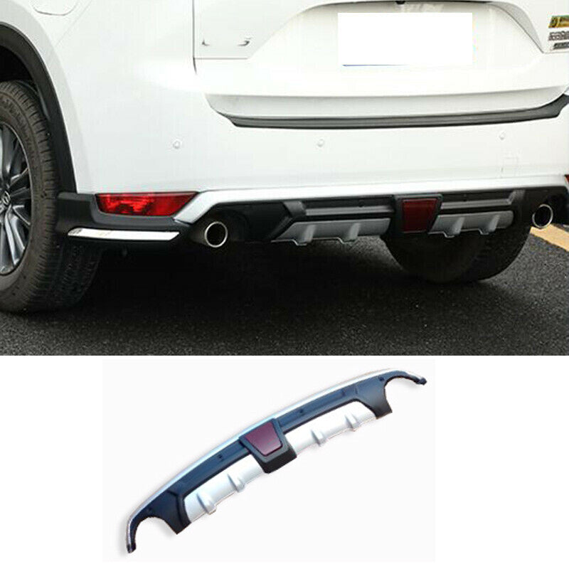 for Mazda CX-5 CX5 2017-2021 Rear Bumper Diffuser splitter Moulding Trim Cover