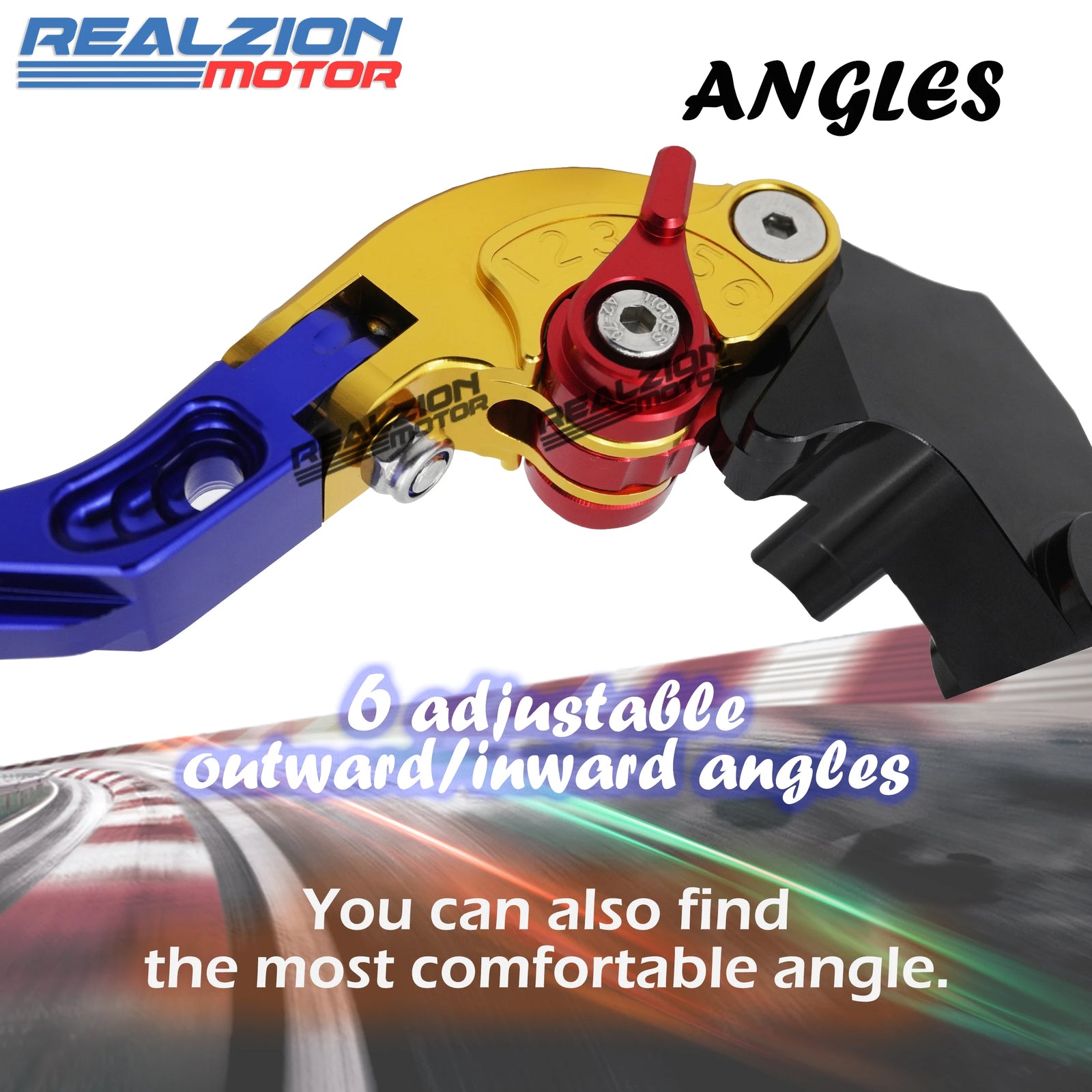 Realzion R1200 GS Brake Clutch Lever Motorcycle Adjustable Folding Levers Clutch