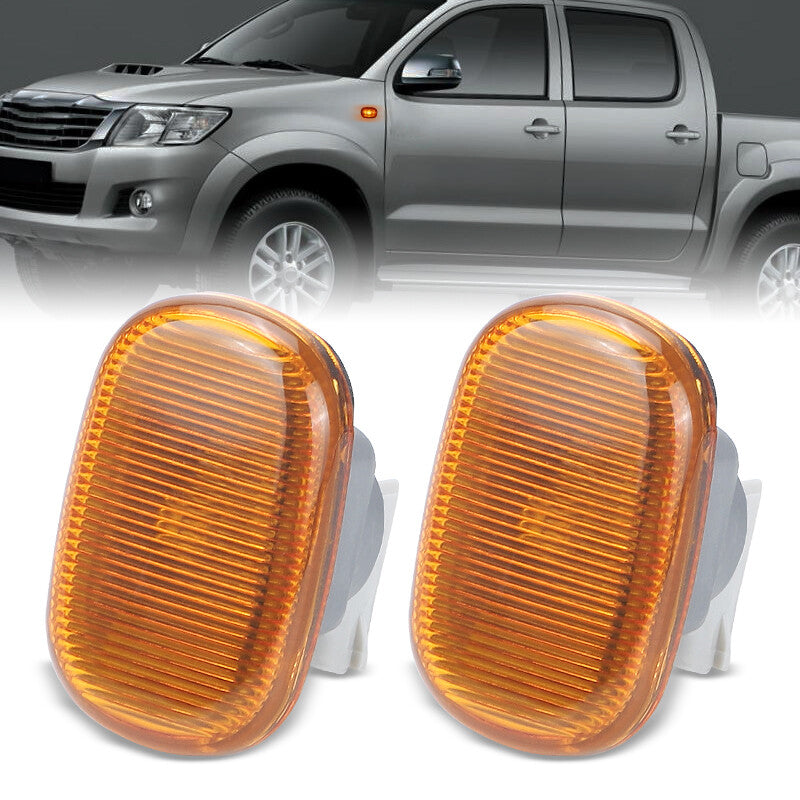 2x Turn Signal Side Marker Light Indicator Lamp for Toyota Hilux Vigo 2005-2012