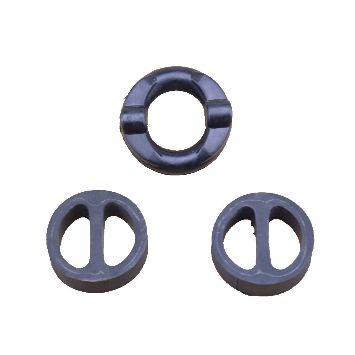 Front and rear exhaust muffler system hanger kit, donut ring 3-piece set for BMW E28