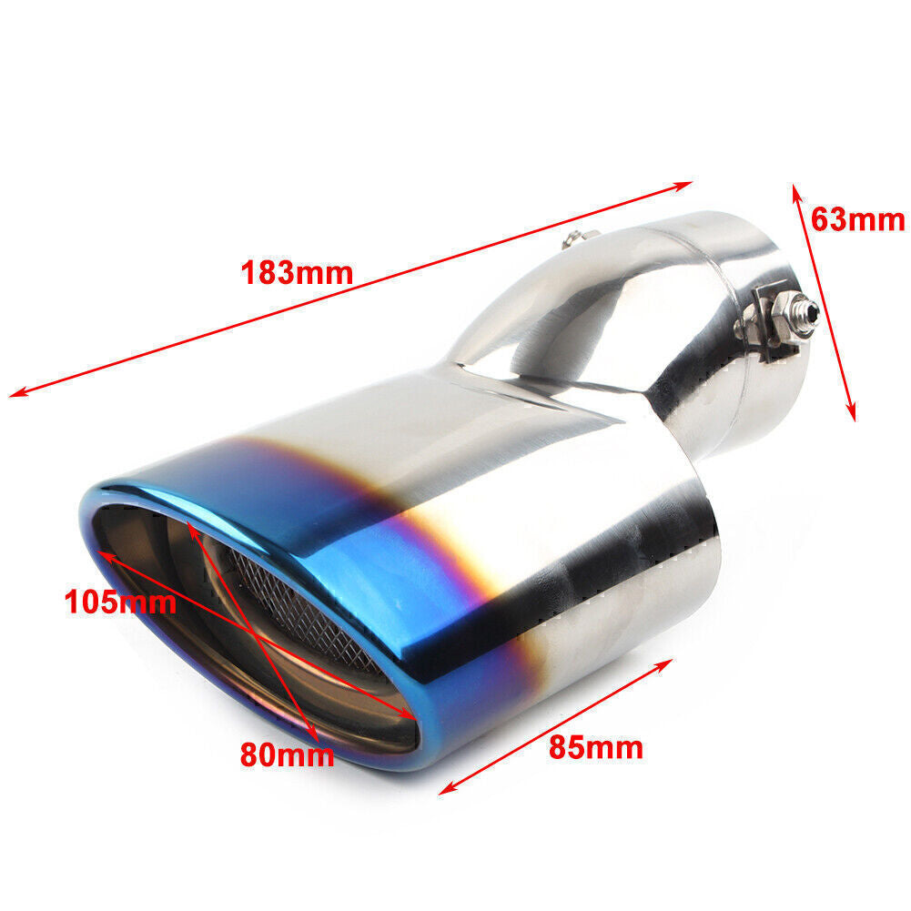 Endrohr Auspuff blend Anschwei?endrohr f°îr for Honda for Civic 2016 2017 2018-2020