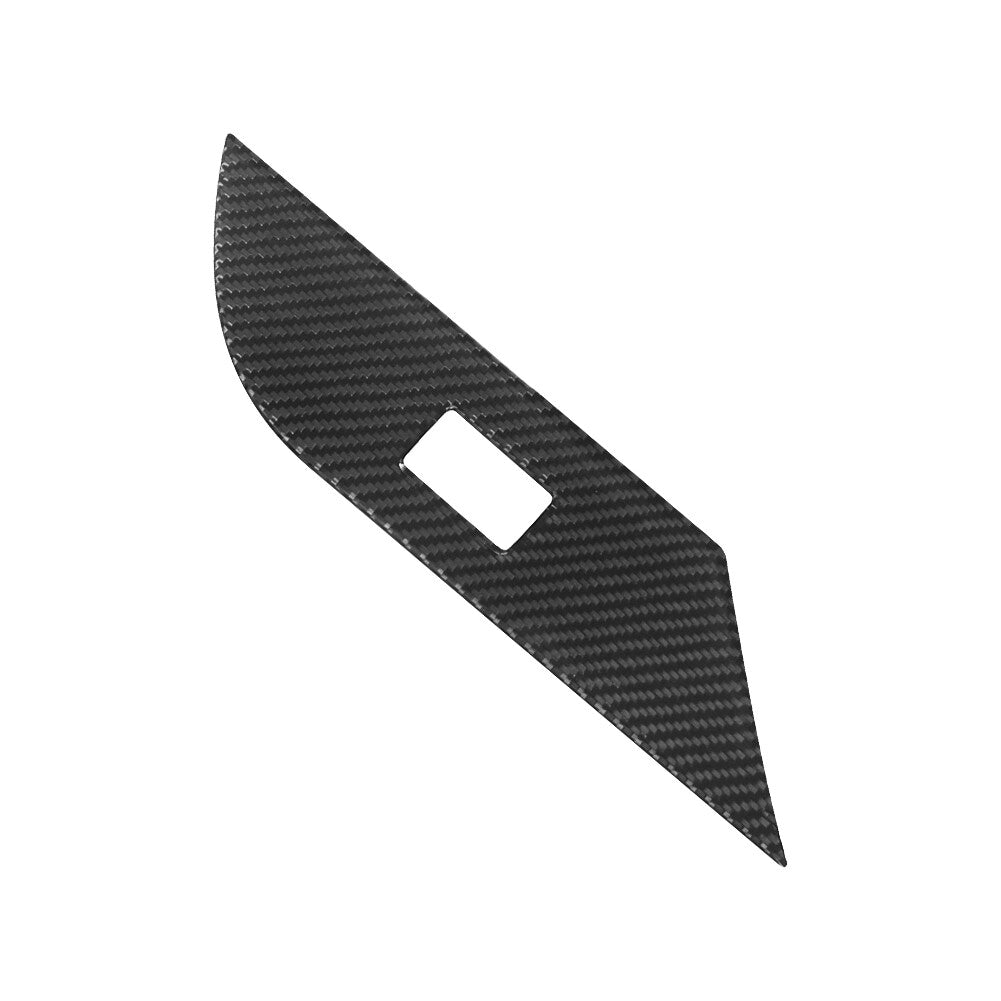 Carbon Fiber Passenger Door Lift Control Cover Trim for Toyota Hilux 2015-2021