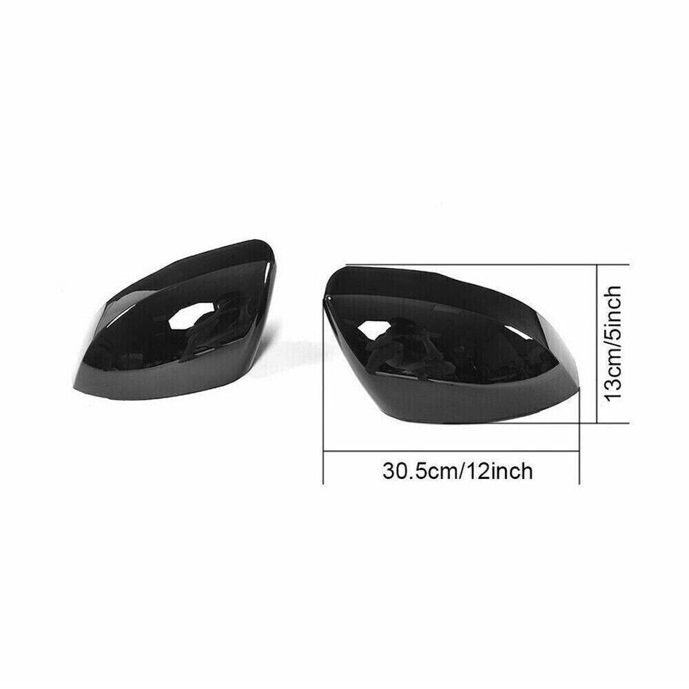 for Range Rover Sport 2014-2022 Black ABS Rear View Side Mirror Cover Replace 2x