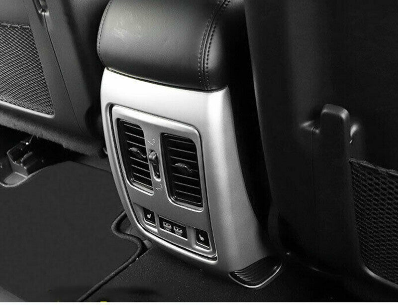 for Jeep Grand Cherokee 2011-2021 Silver Rear Air Outlet Vent Panel Cover Trim