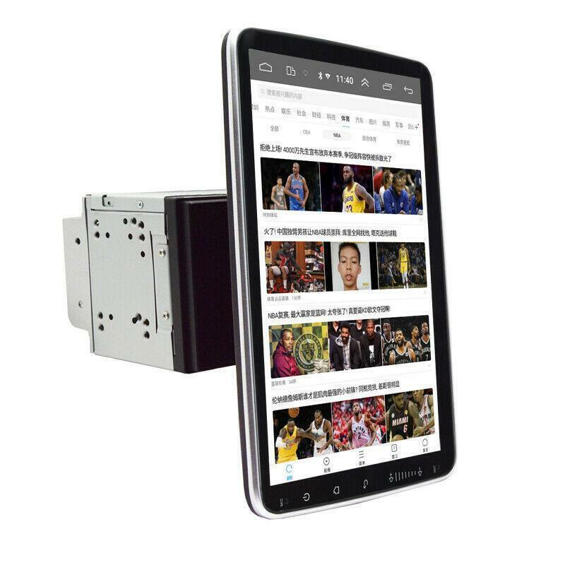 Stereo Radio Double 2DIN Rotatable 10.1 Android 9.1 Touch Screen Car GPS Wifi