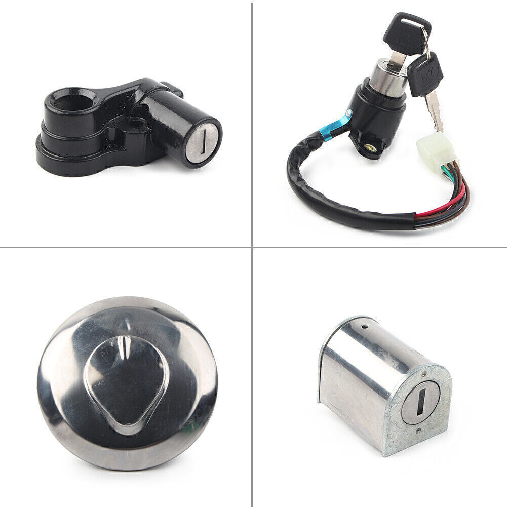 for Honda 125 CBT125 Motorcycle Ignition Switch Lock Gas Cap Set Lock Key UK
