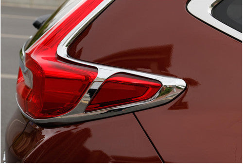 for Honda CR-V CRV 2017-2022 Chrome Rear Taillight Tail Light Lamp Cover Trim 4X